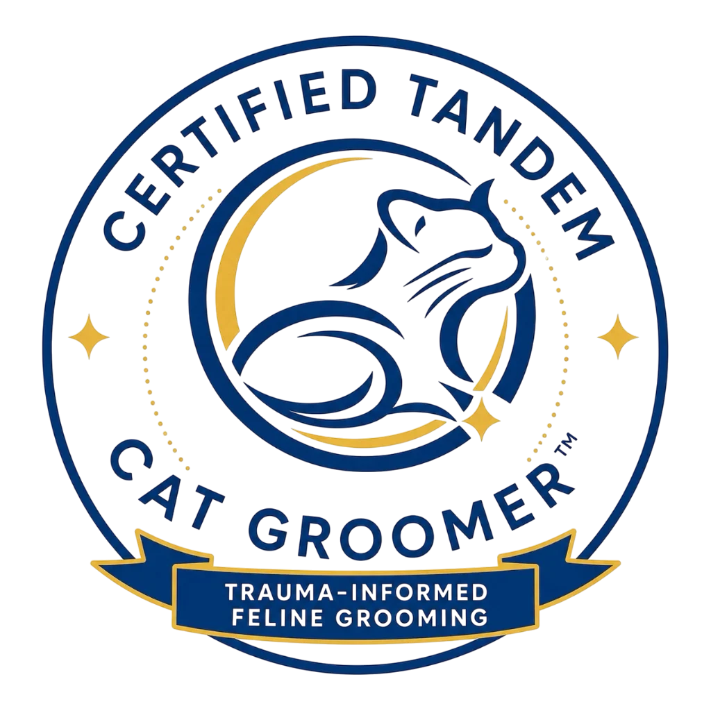Certified TANDEM Cat Groomer badge